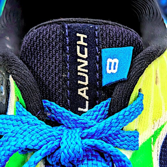 Brooks Launch 8 Blue Running Shoes Women's Size 8.5 Lightning Colorful Comfort - Picture 8 of 11